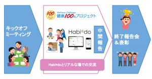 健康100日プロジェクトの実施イメージ